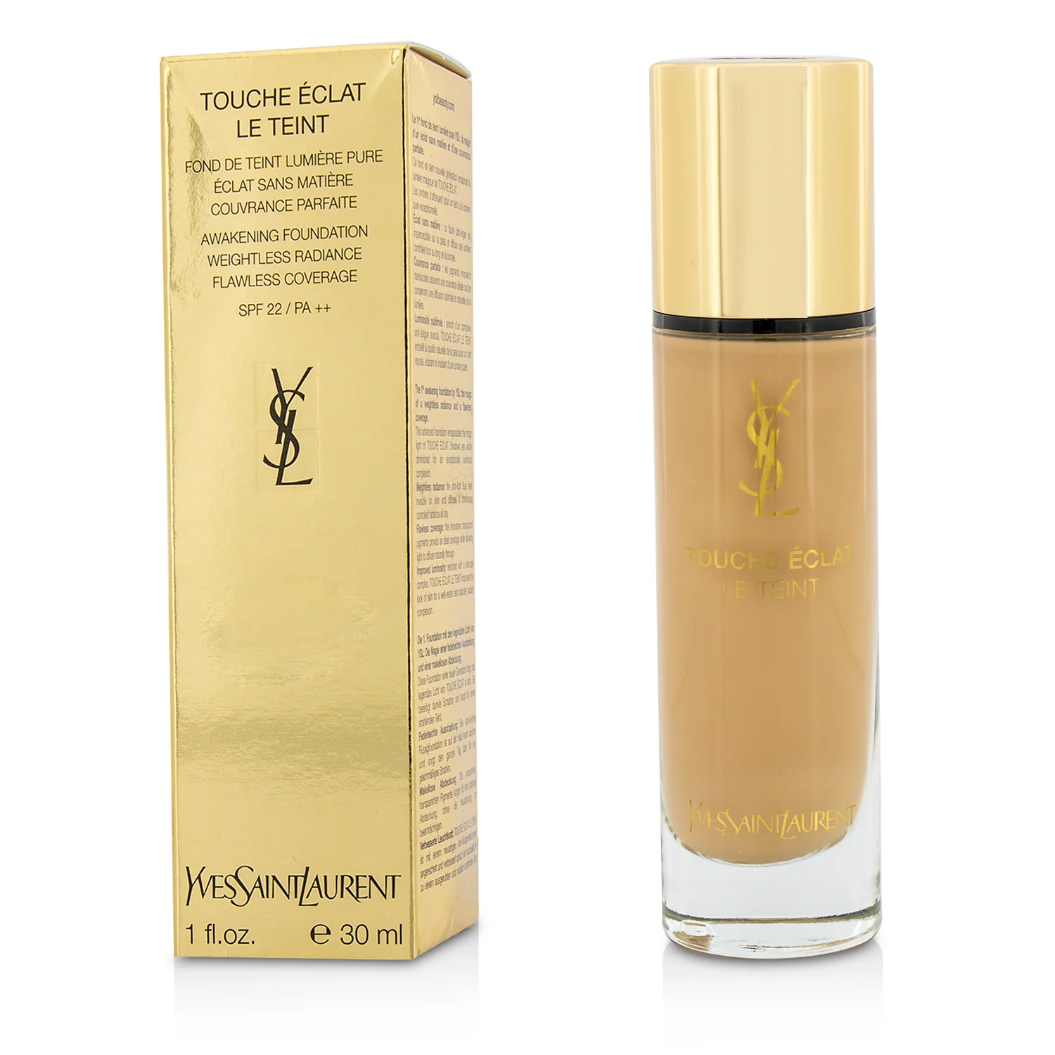 Yves Saint Laurent Touche Eclat Le Teint Awakening Foundation SPF22 - #B70 Mocha  30ml/1oz