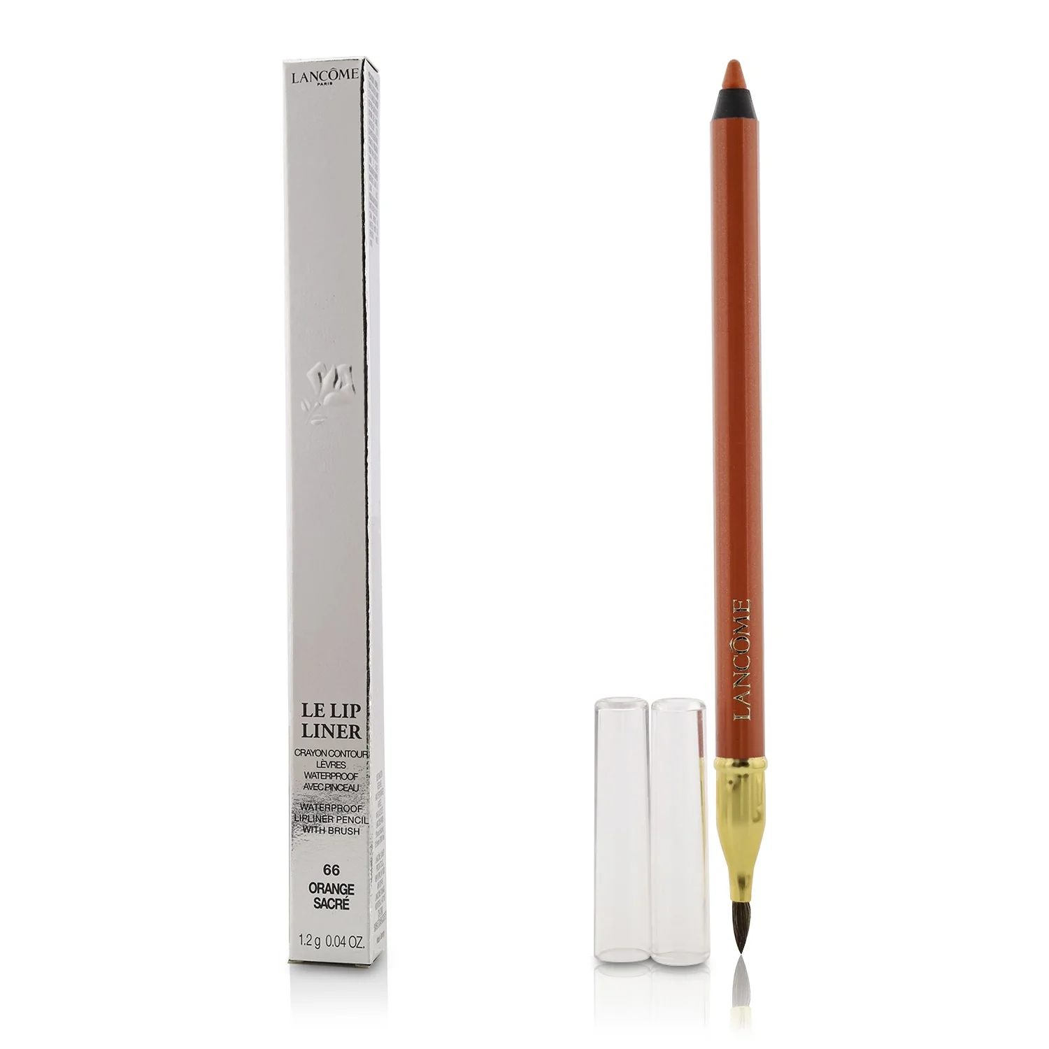 Lancome Le Lip Liner Waterproof Lip Pencil With Brush - #114 Tangerine  1.2g/0.04oz