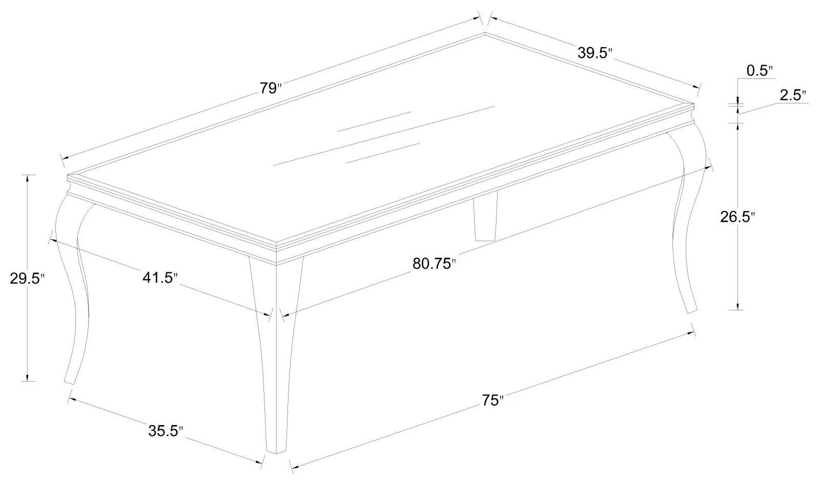 Carone Rectangular Glass Top Dining Table White and Chrome