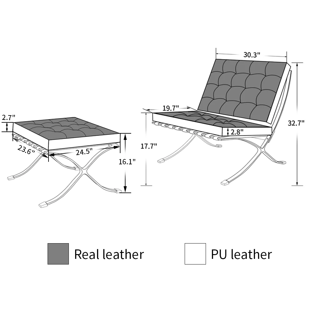 Artlia Mid-century Foldable lounge chair with