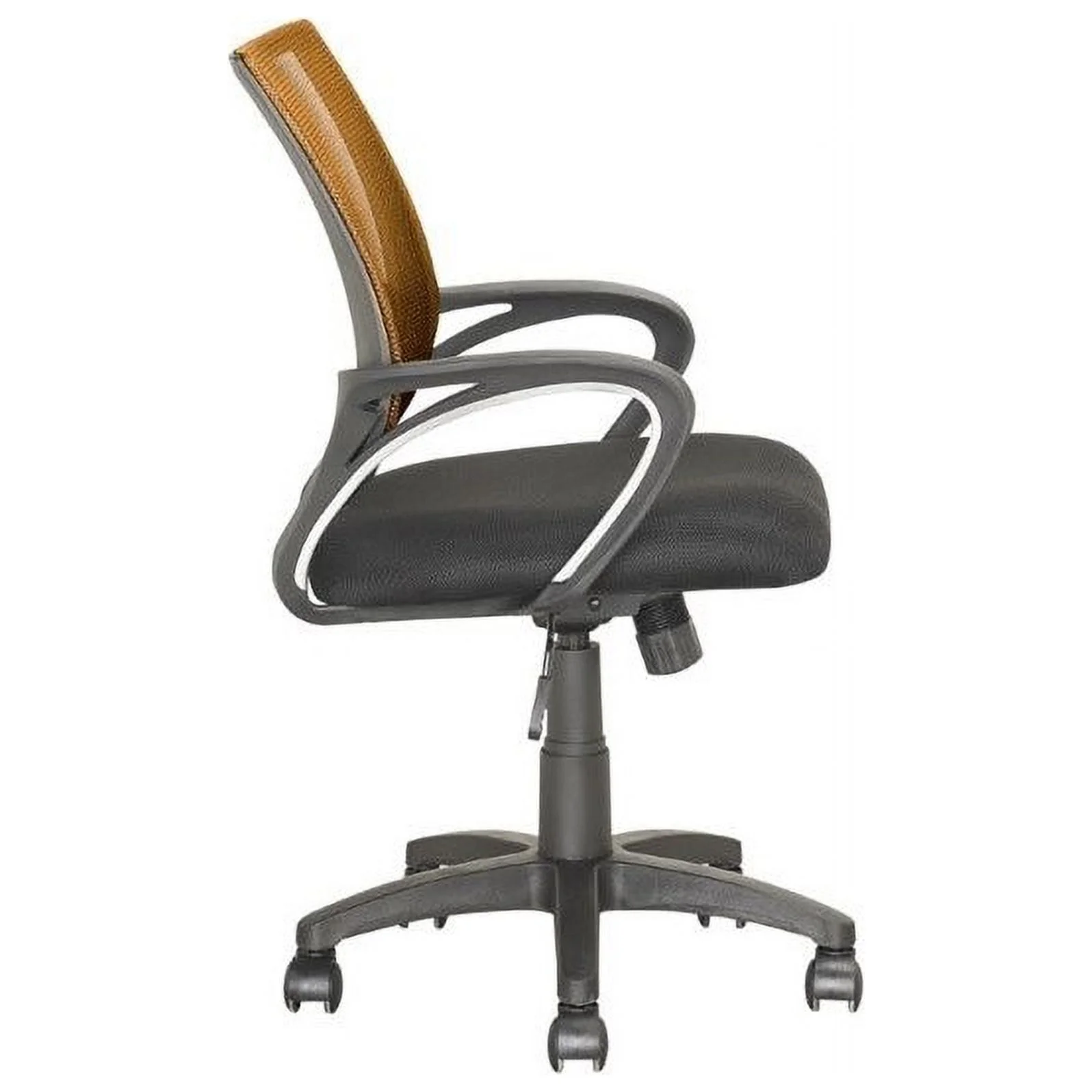 UrbanPro Contemporary Mesh Fabric Back Swivel Office Chair in Orange