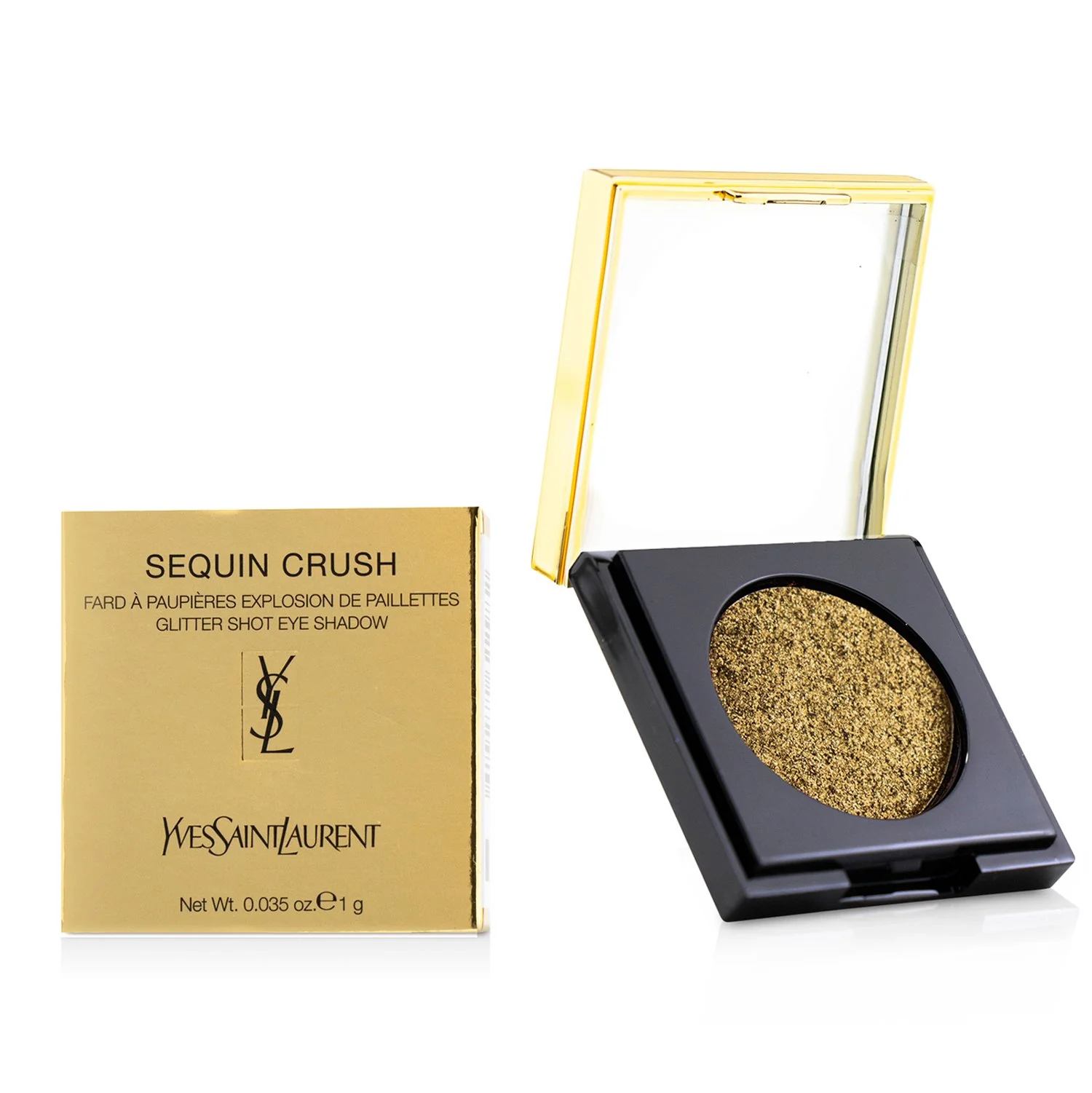 Yves Saint Laurent Sequin Crush Glitter Shot Eye Shadow - # 2 Empowered Silver  1g/0.035oz