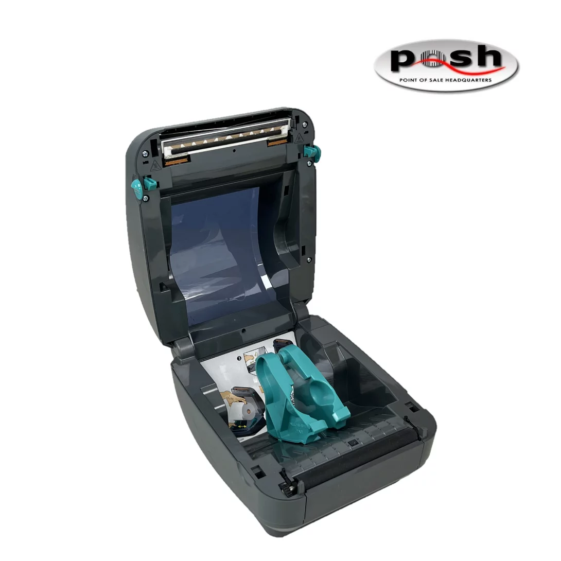 Zebra GX430d Direct Thermal Monochrome Desktop Label Printer - W/ Power Supply