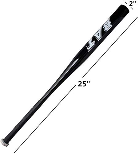 Baseball Bat 25 inch Aluminum Alloy Thick Baseball Stick bar Home Defense
