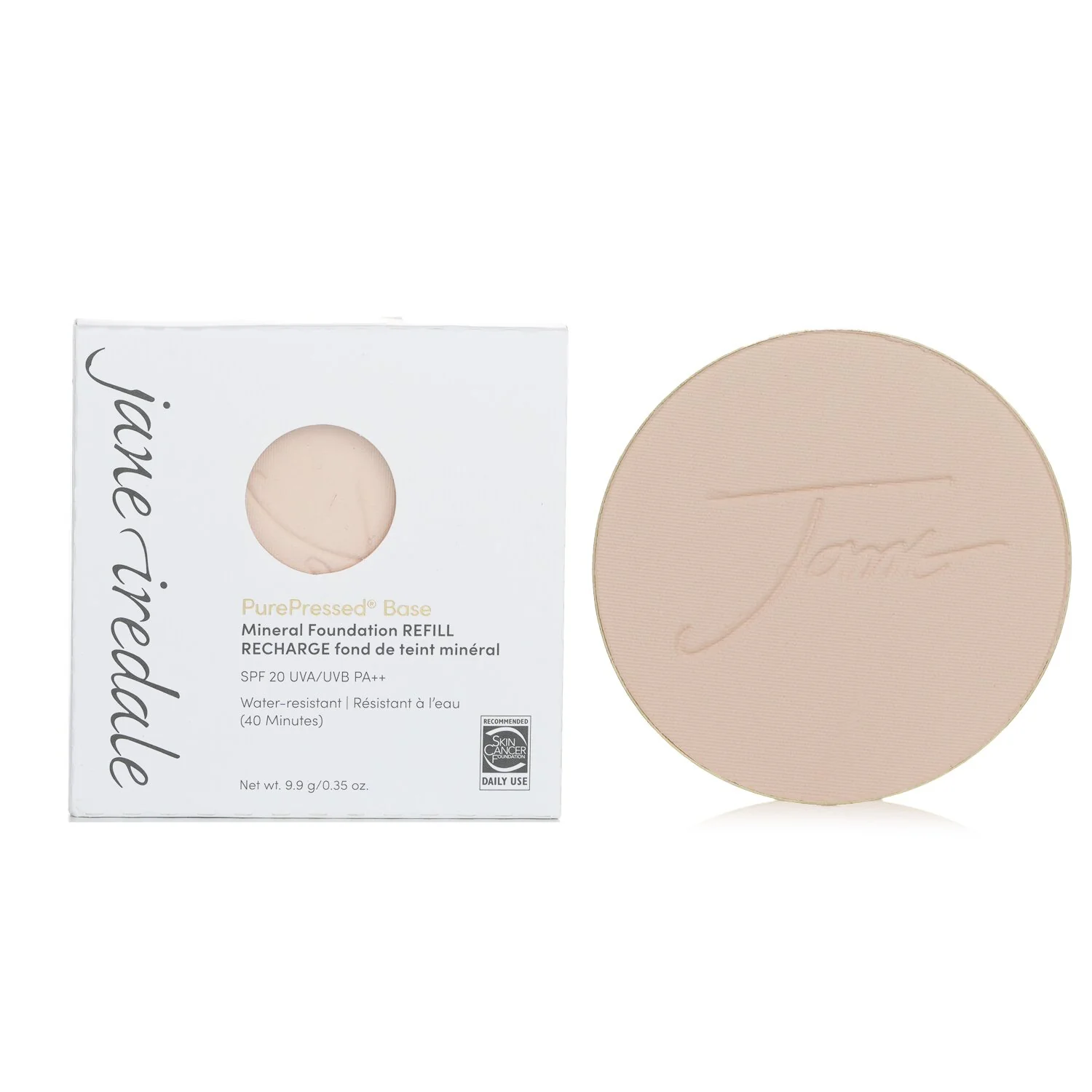 Jane Iredale PurePressed Base Mineral Foundation Refill SPF 20 - Latte  9.9g/0.35oz