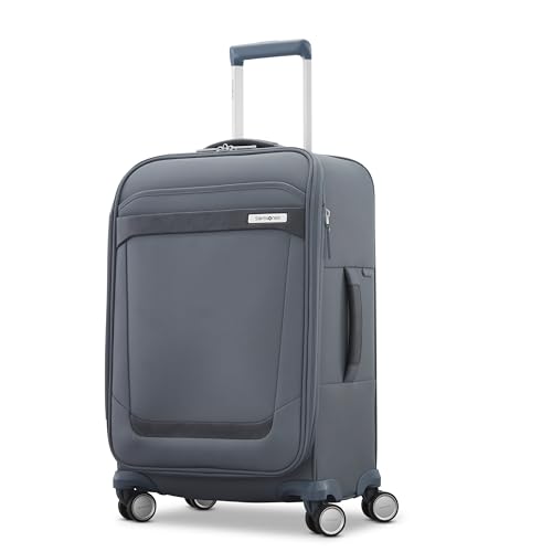 Samsonite Elevation Plus 22-Inch Carry-On - Expandable Softside Spinner Luggage - Cypress Green