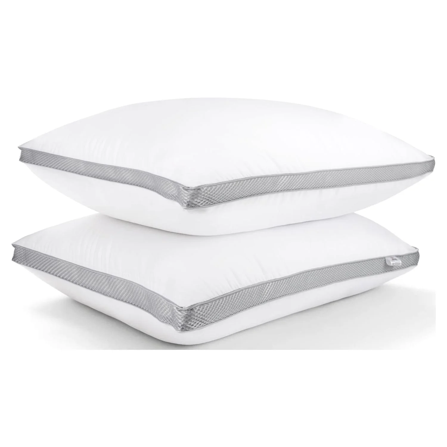 JML 2 Pack Cotton Down Alternative Pillows,Queen Size Bed Pillows Gusseted Hypoallergenic