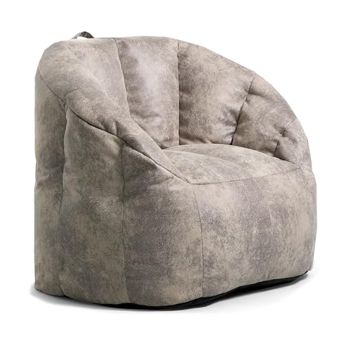 Big Joe Milano Lenox Denim Cobalt Beanbag Chair