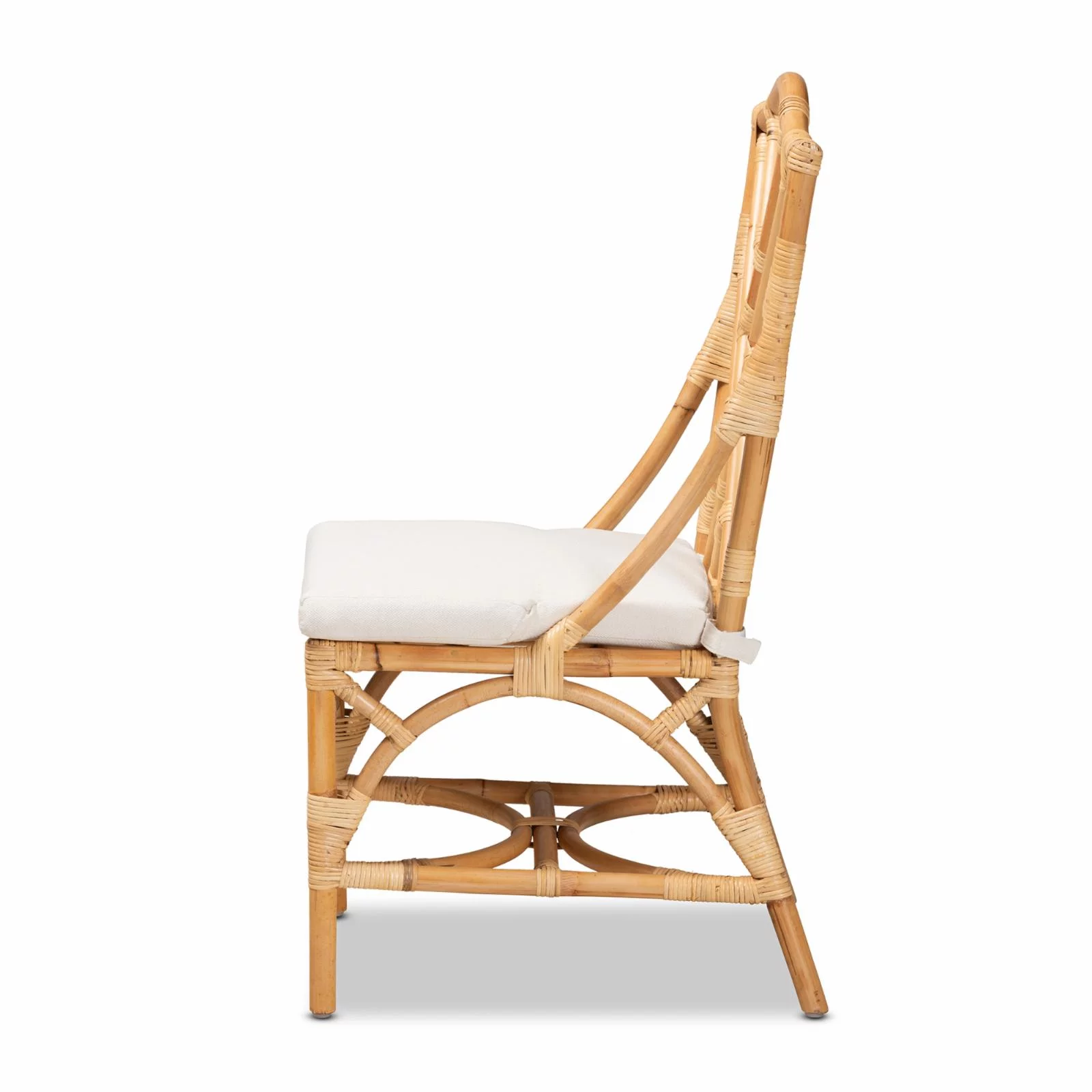 Baxton Studio Sonia Natural Finished Rattan Chair