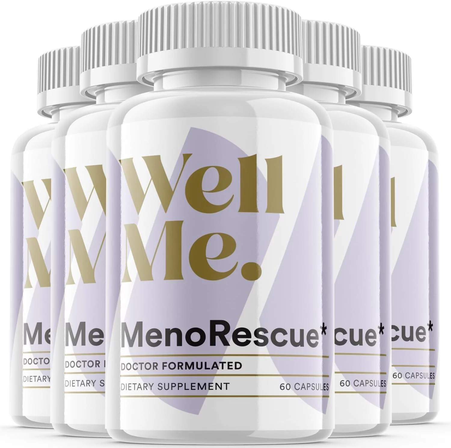 (5 Pack) Wellme MenoRescue - Keto Weight Loss Formula - Energy & Focus Boosting Dietary Supplements for Weight Management & Metabolism - Advanced Fat Burn Raspberry Ketones Pills - 300 Capsules
