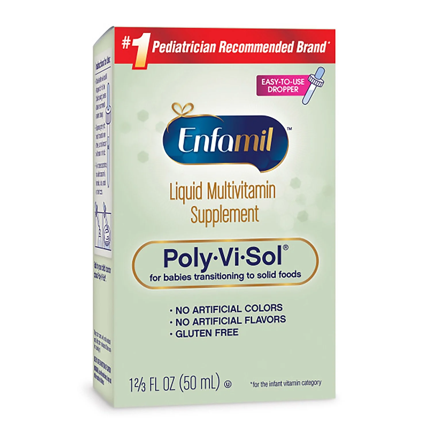 Enfamil Poly-Vi-Sol Multivitamin Supplement Drops 1.66 fl oz (pack of 6)