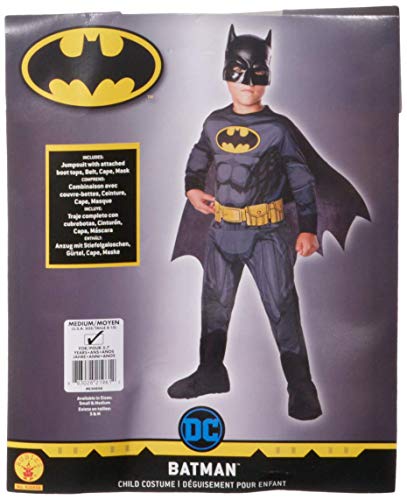 Rubies DC Comics Superheroes: Batman Costume for Kids, Boy's Medium