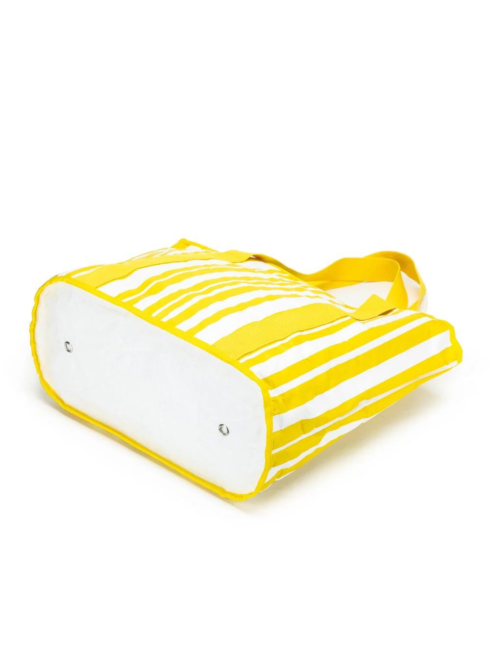 Sabbia Beach Bag Small - Yellow Stripe