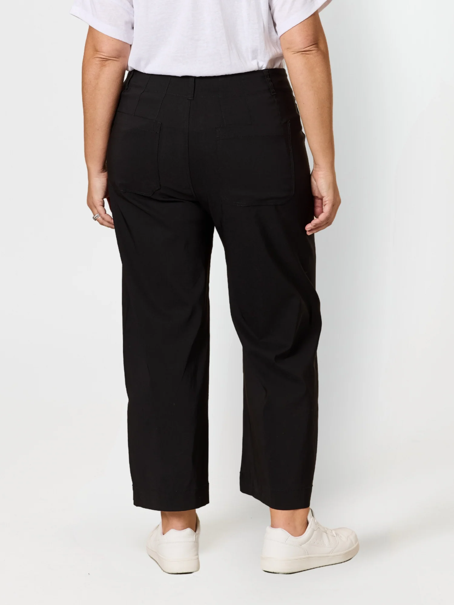 Marine Wide Leg Pant - Black