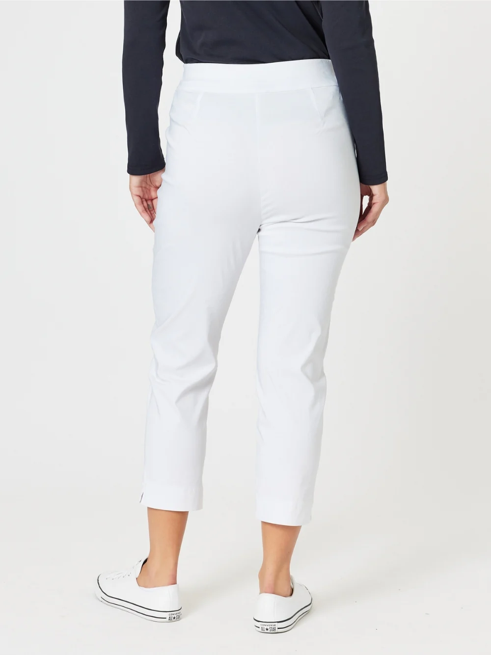 Harbour Slim Leg Pant - White