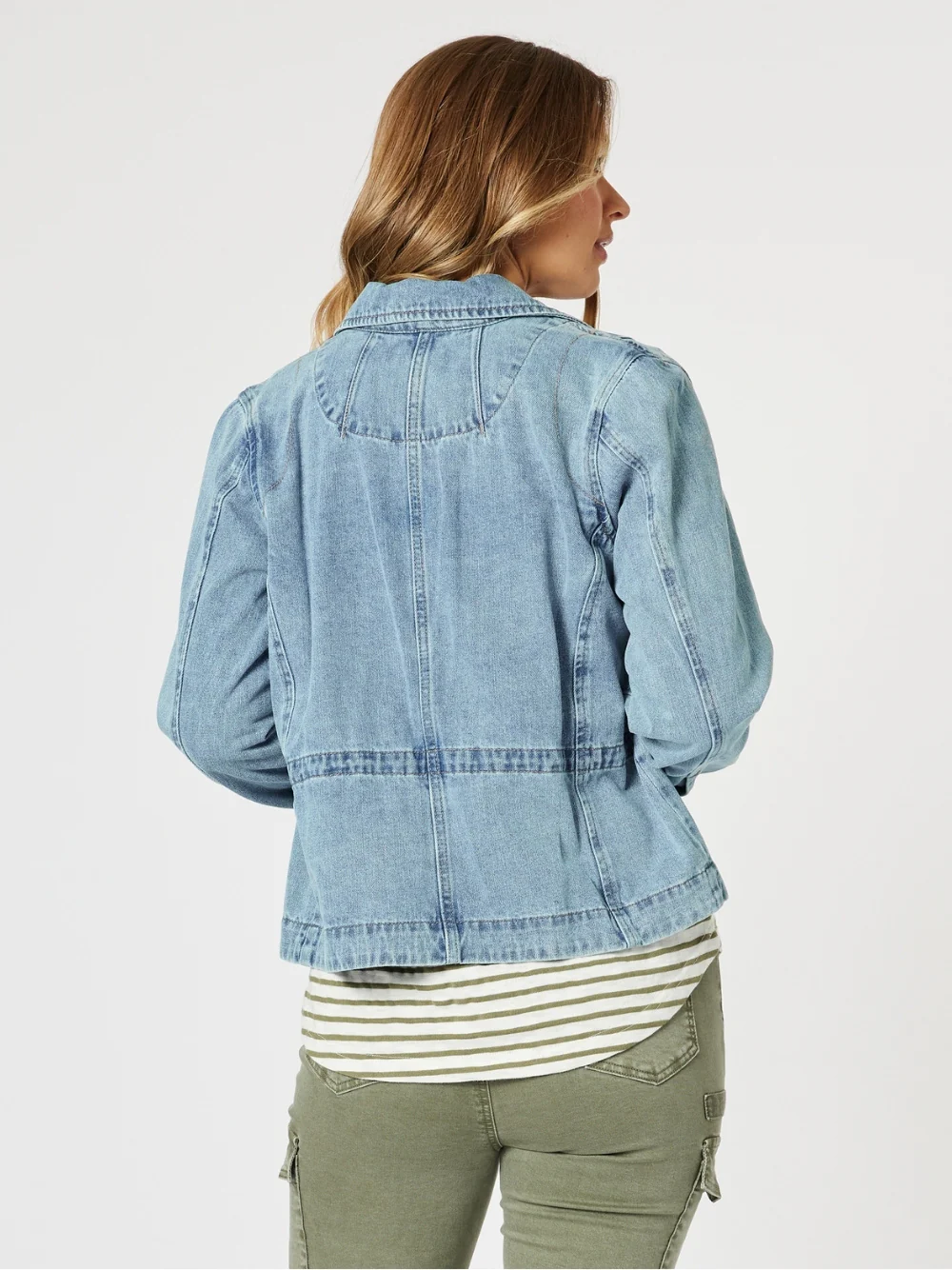 Boyfriend Denim Jacket - Washed Denim