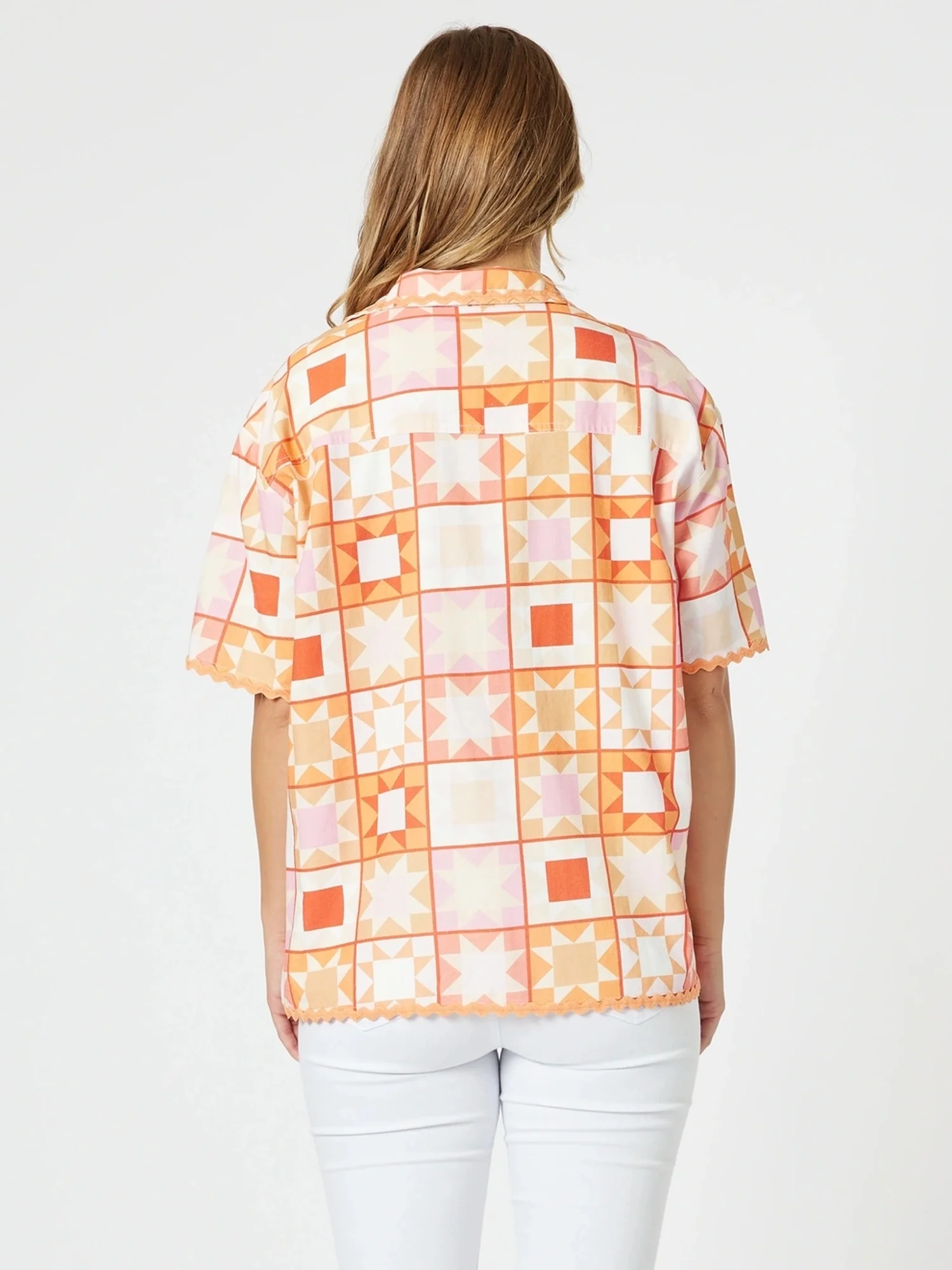 Corfu Print Shirt - Mango Multi