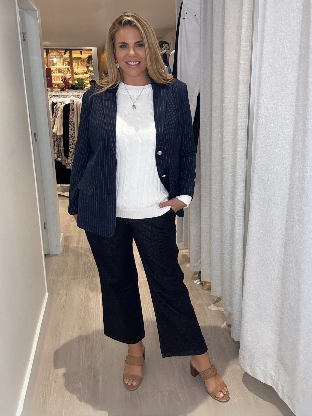 Kala Cable Knit Jumper - Ivory