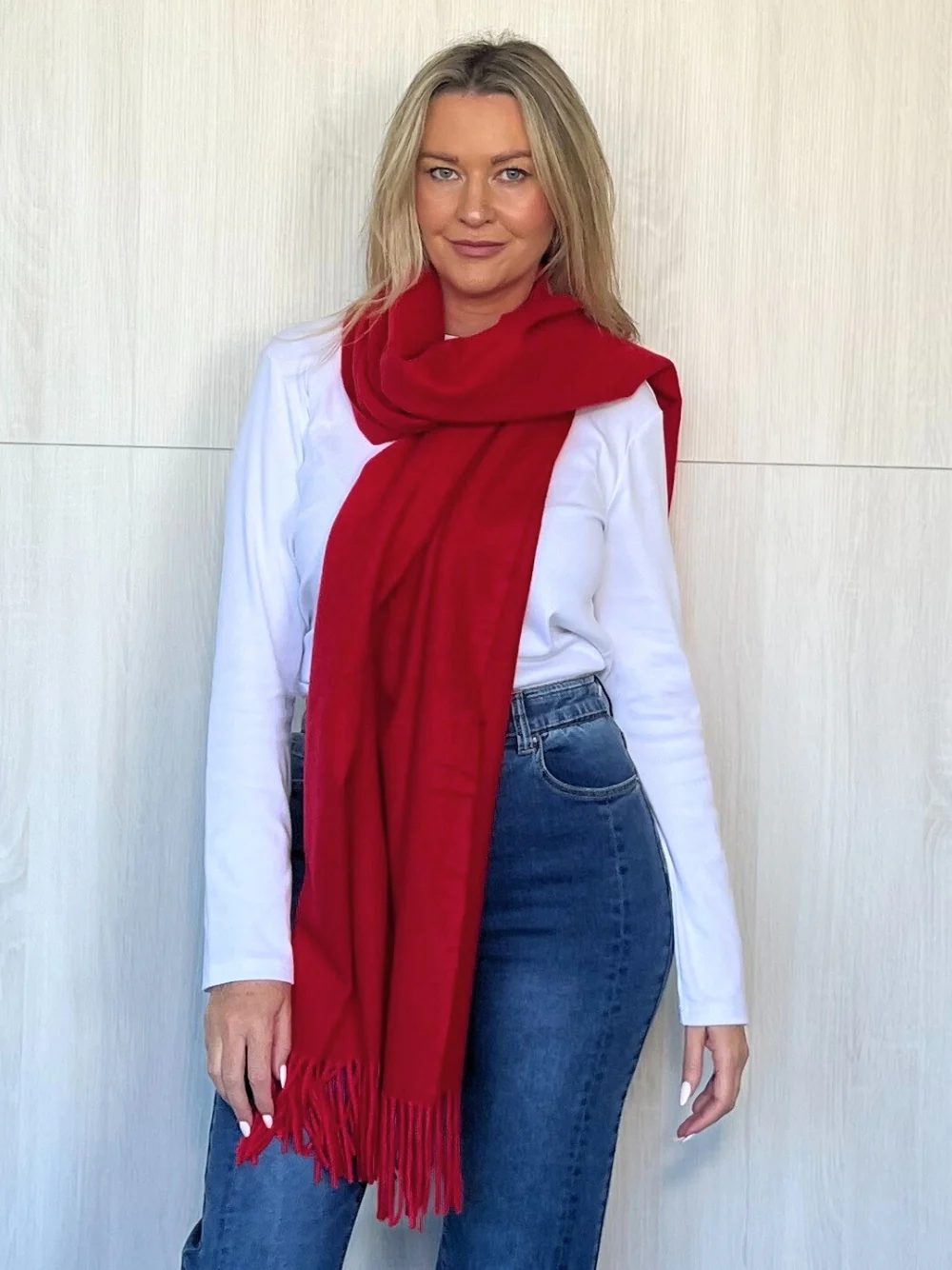 Cosy Scarf - Red