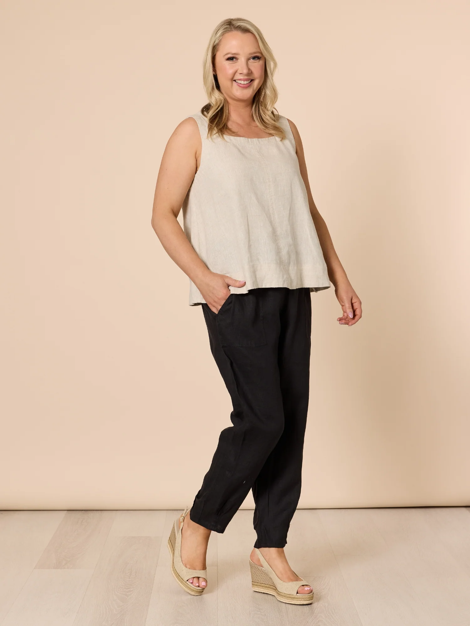 Miley Lino Cami - Natural