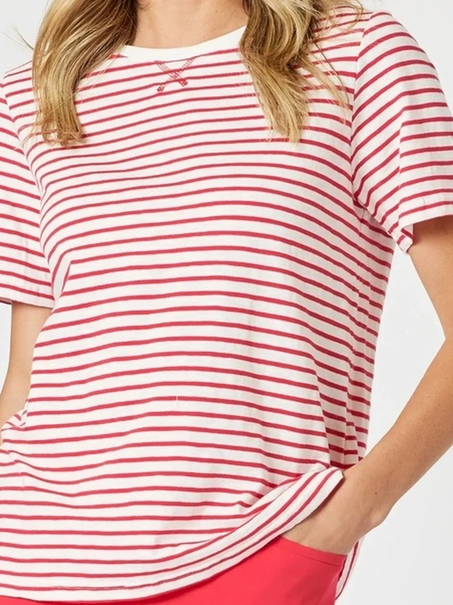 Classic Stripe Tee - Red/White