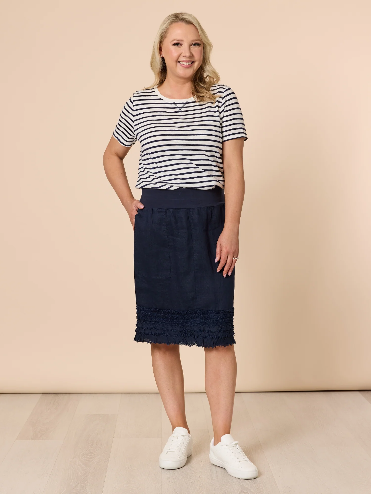 Classic Stripe T-shirt - Navy