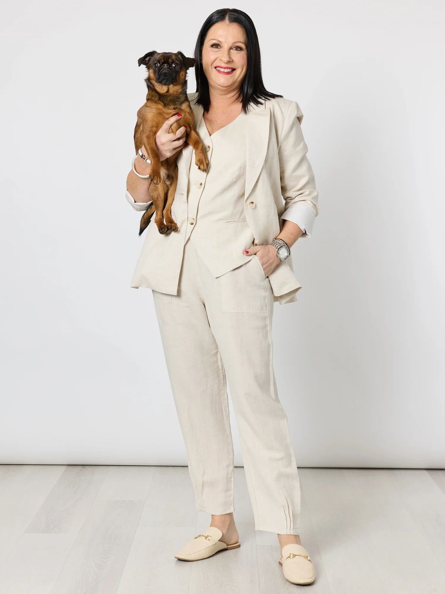 Lino Blazer - Natural