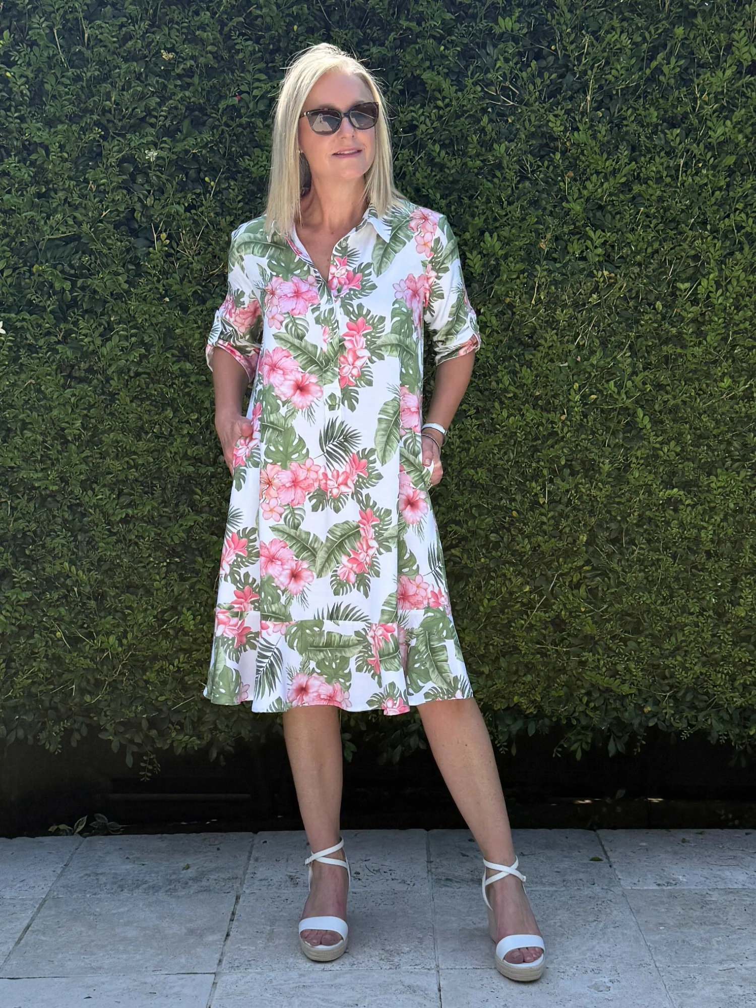 Caledonia Floral Print Dress - Multi