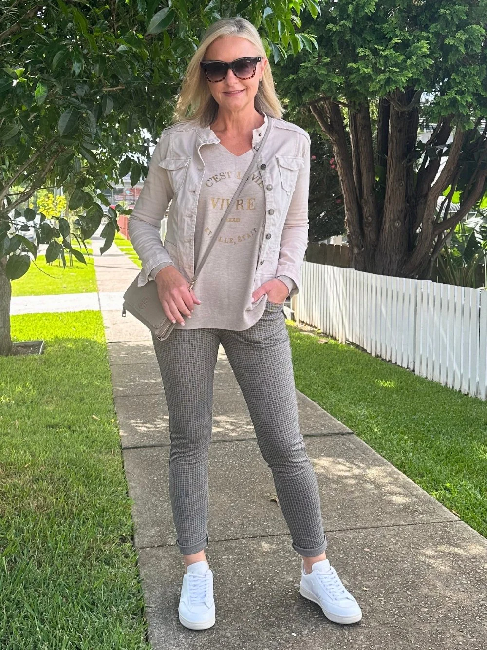 Ava Pant - Natural/Black