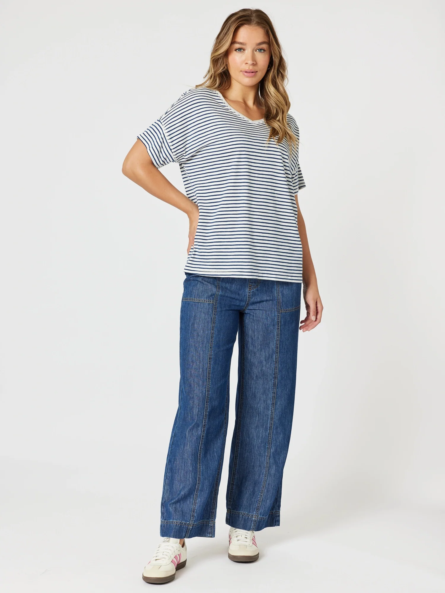 Charli Straight Leg Denim Jean - Denim