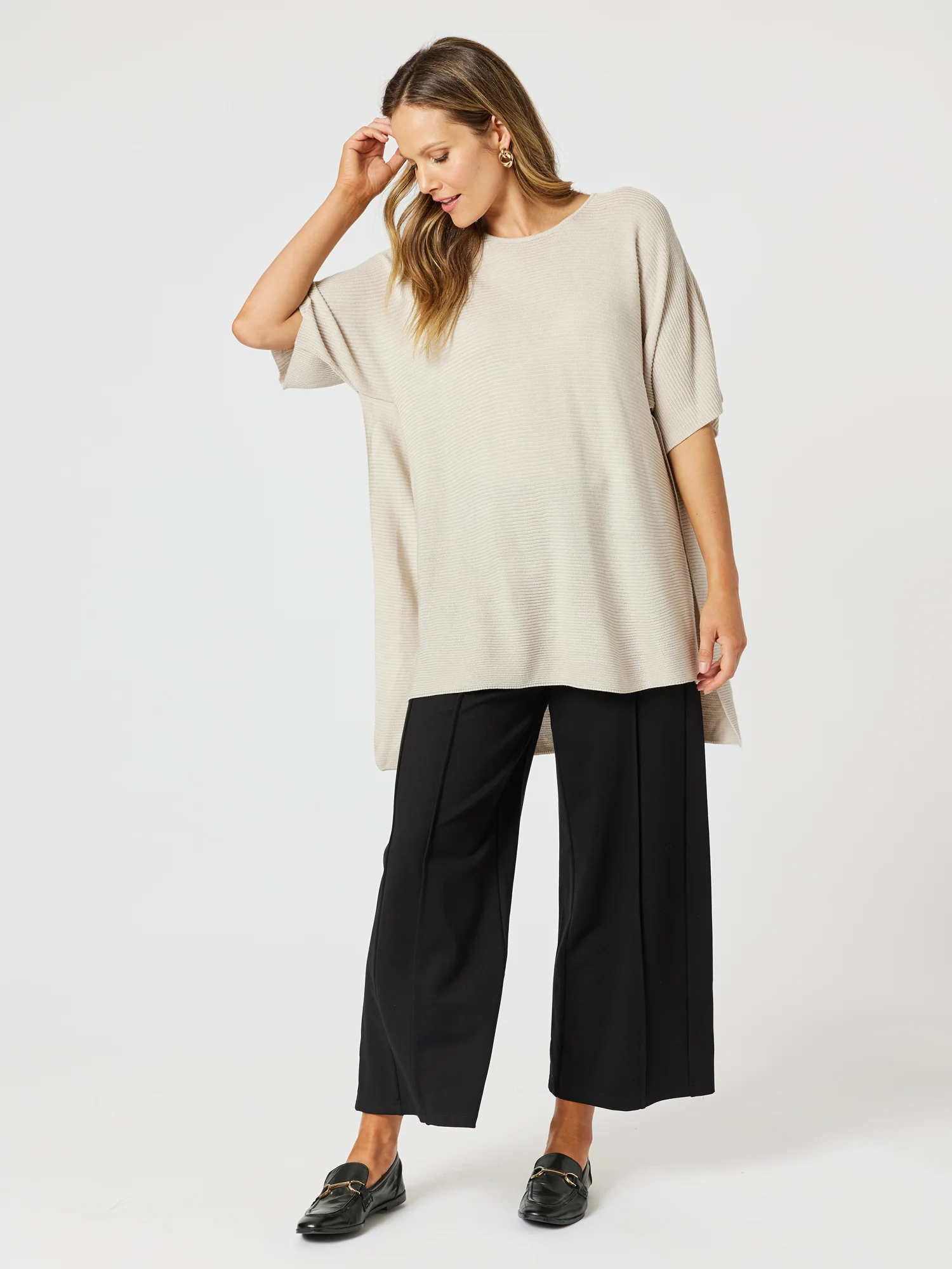 Relax Rib Knit - Natural