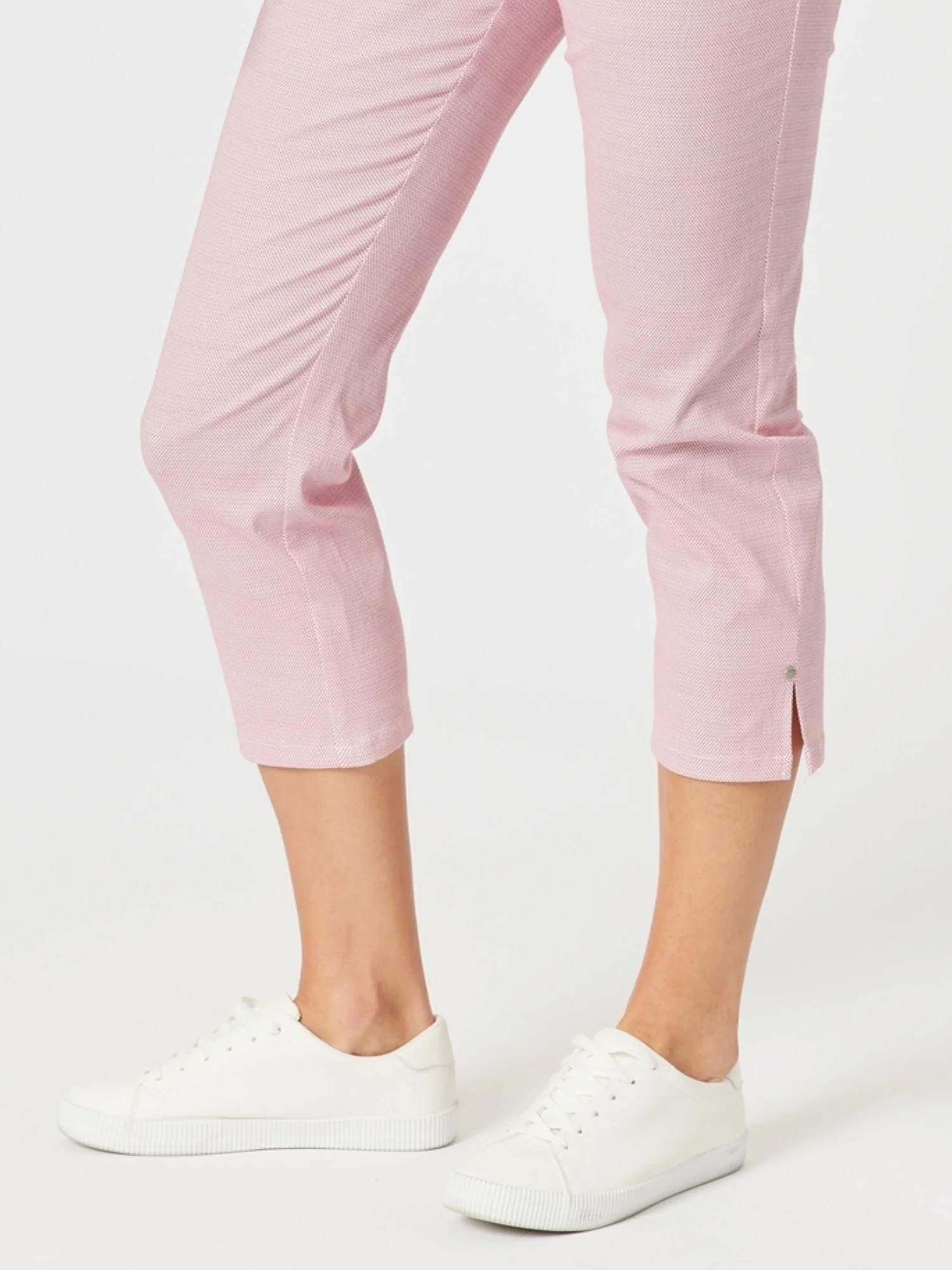 Taylor Print Slim Leg Pant  - Red/White