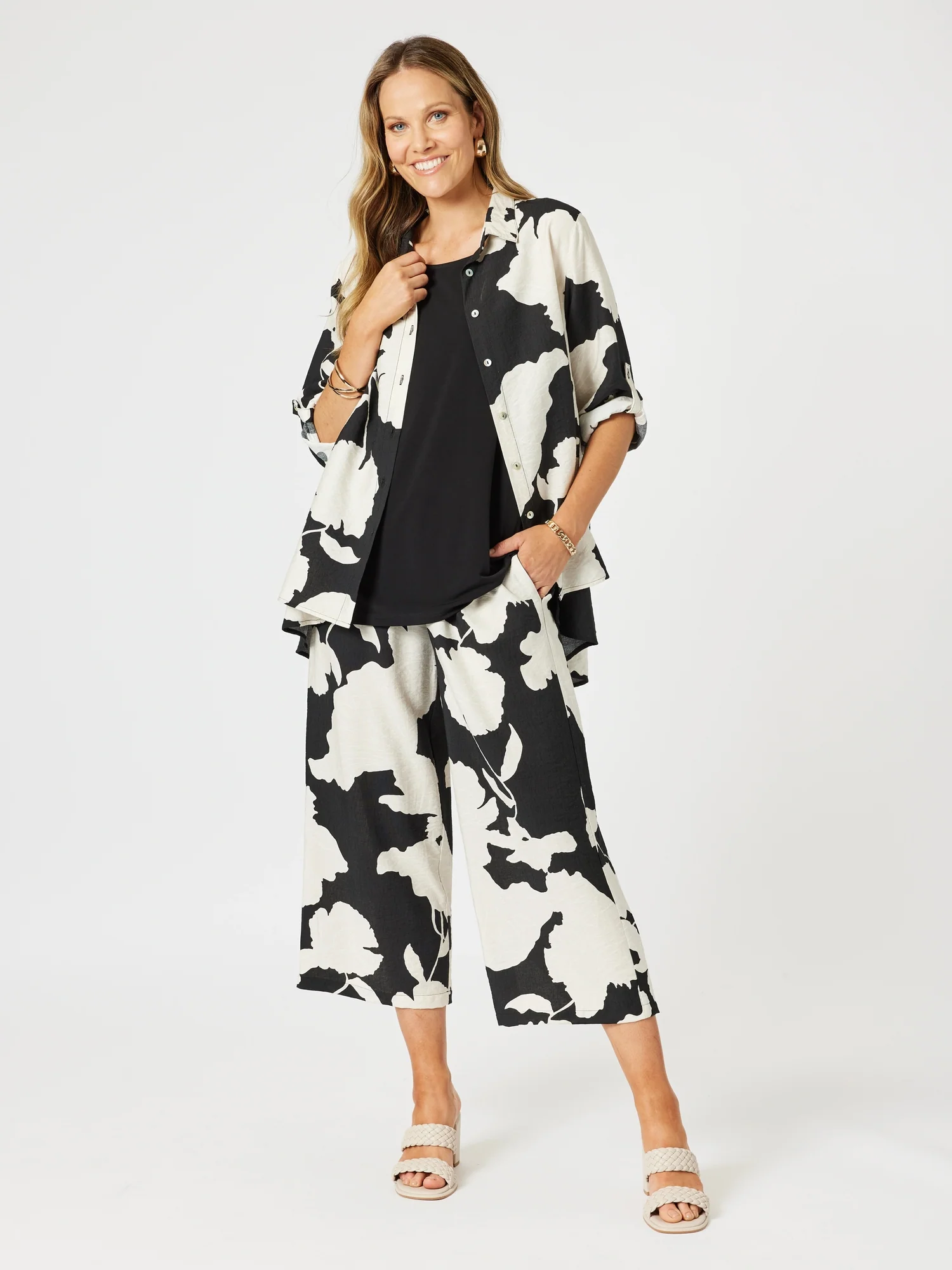 Basic Travel Jersey Tank - Black