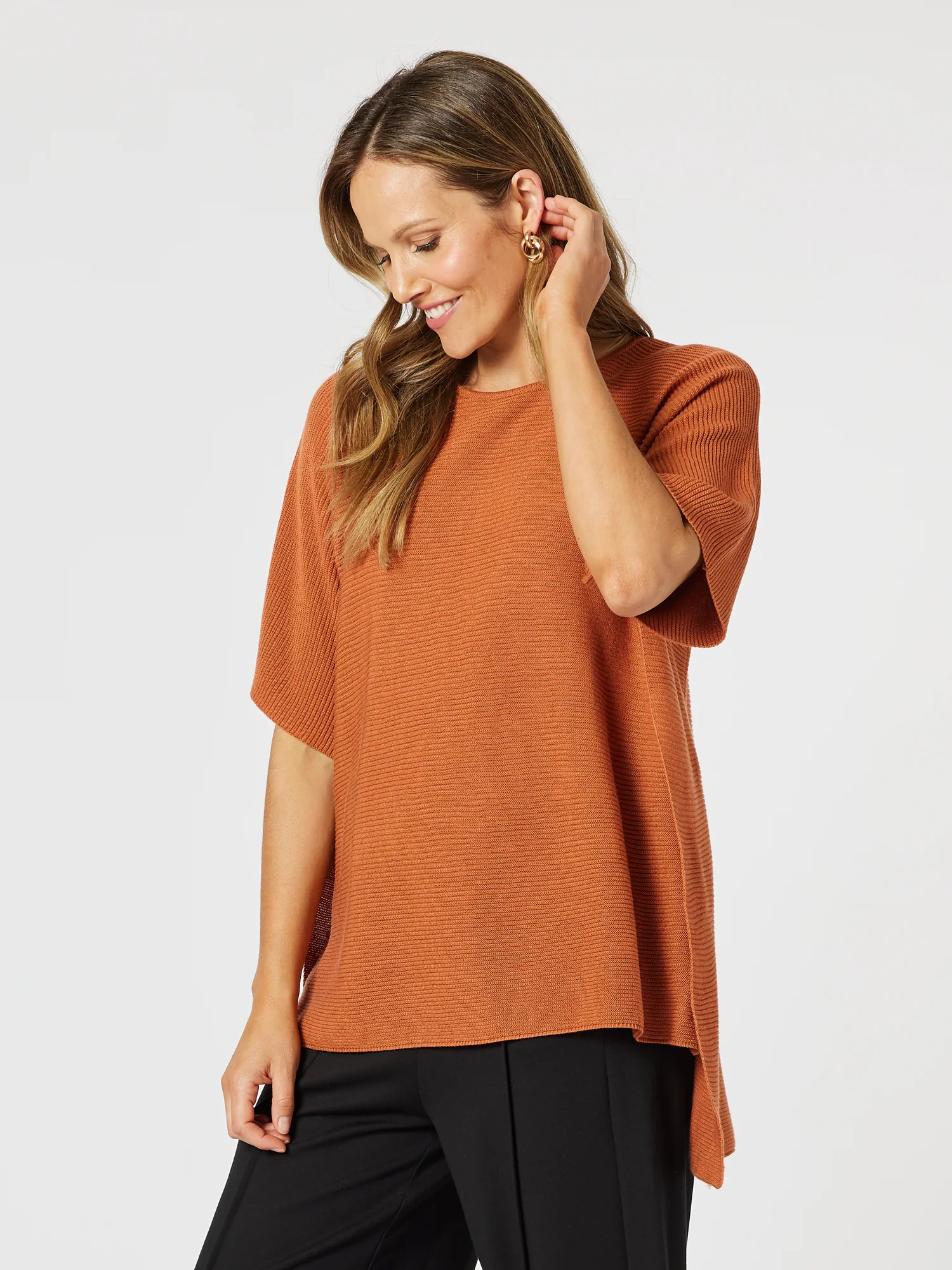Relax Rib Knit - Spice