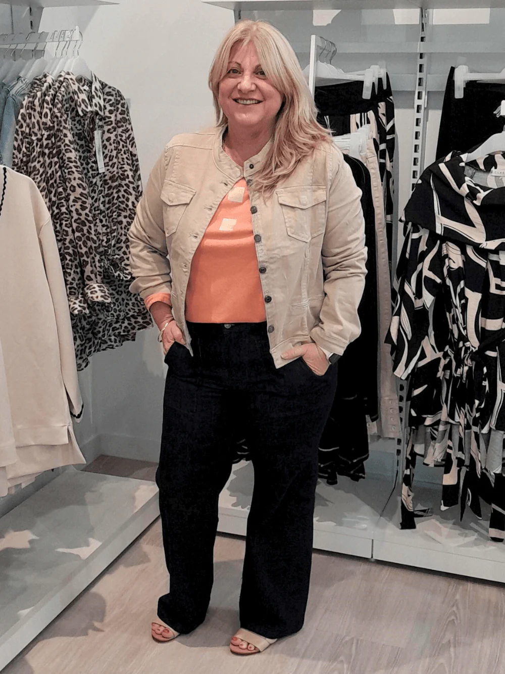 Be Square Long Sleeve Tee - Melon