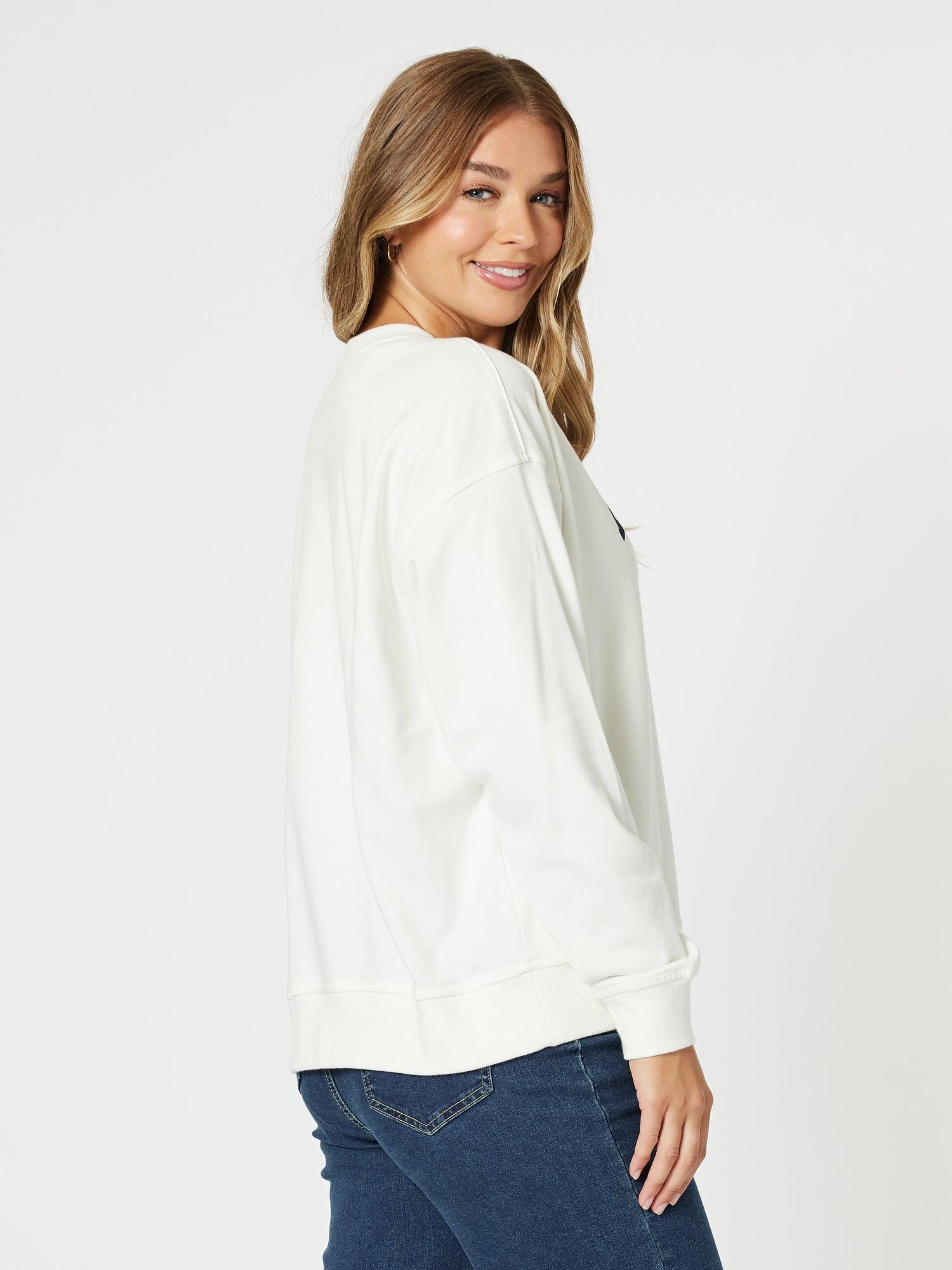 Paris Sweatshirt - White