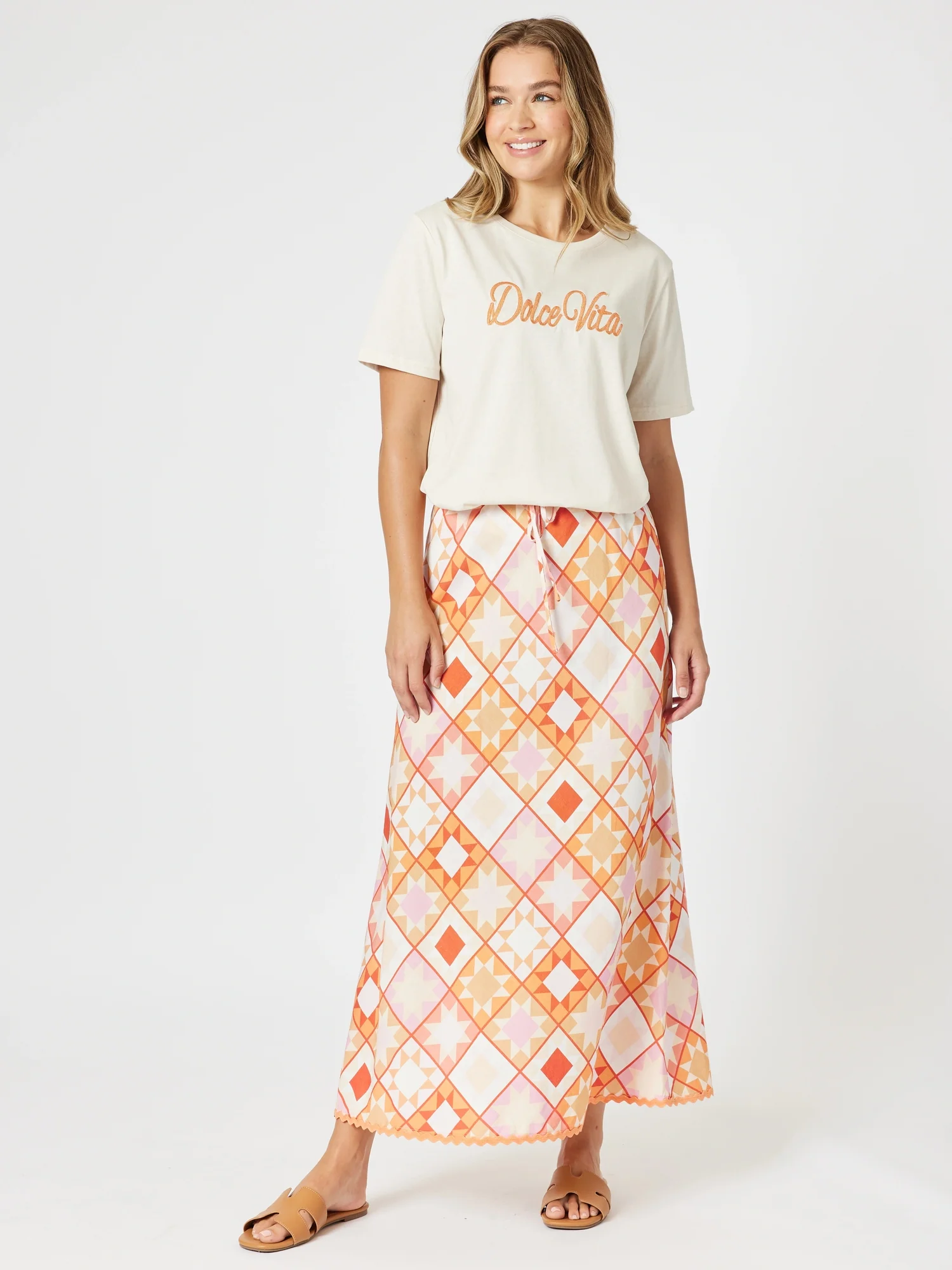 Dolce Vita Tee - Natural