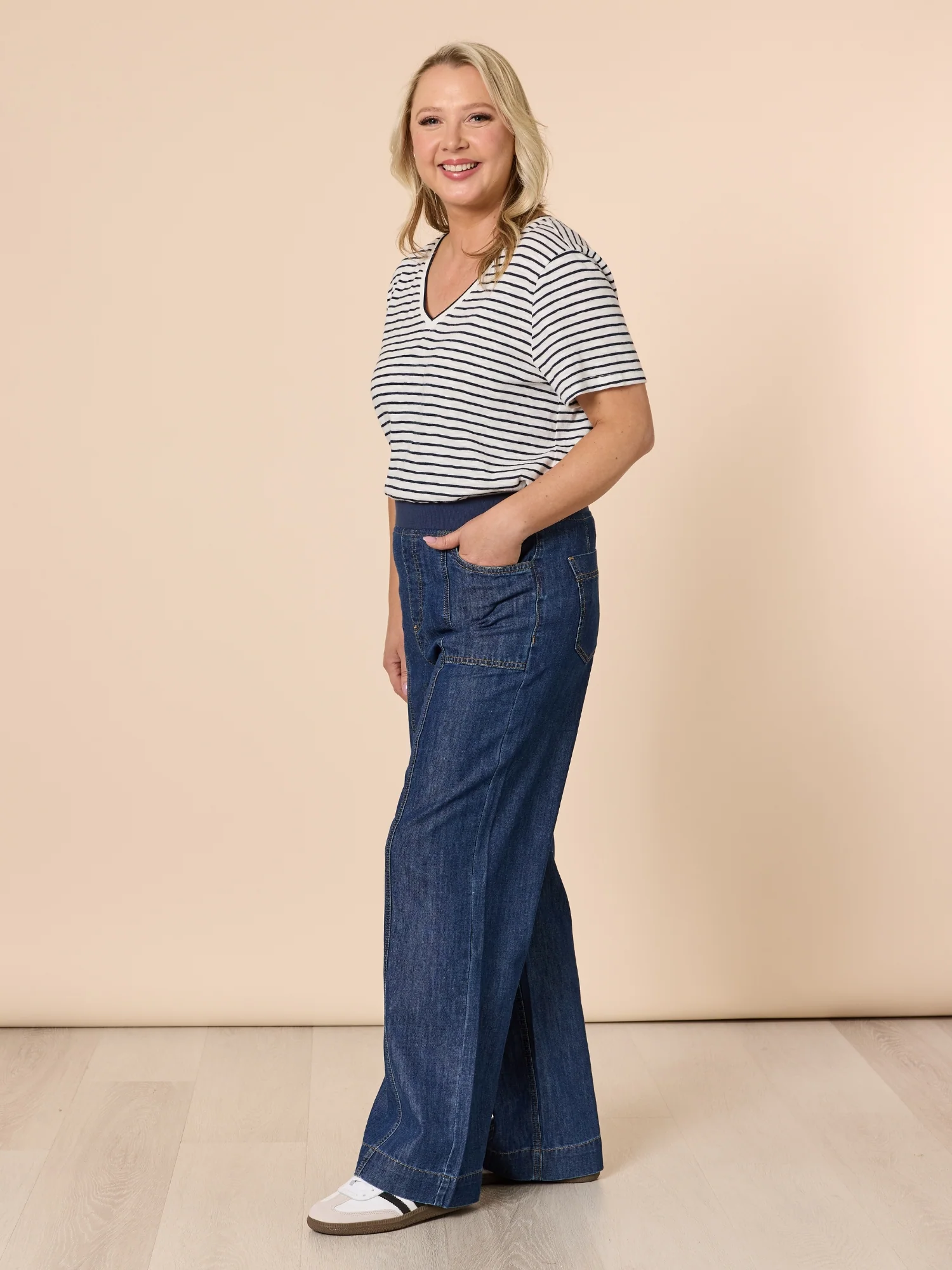 Charli Straight Leg Denim Jean - Denim