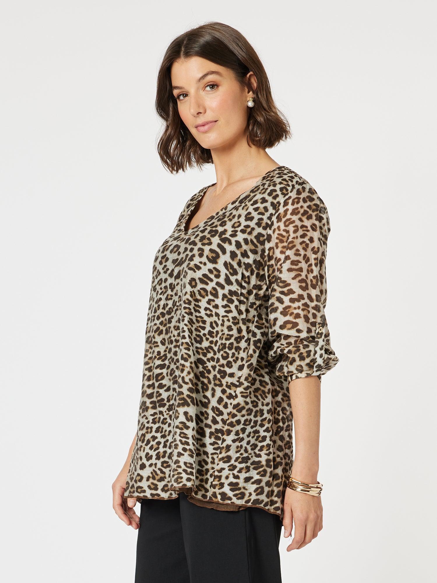 Safari Print Top - Animal
