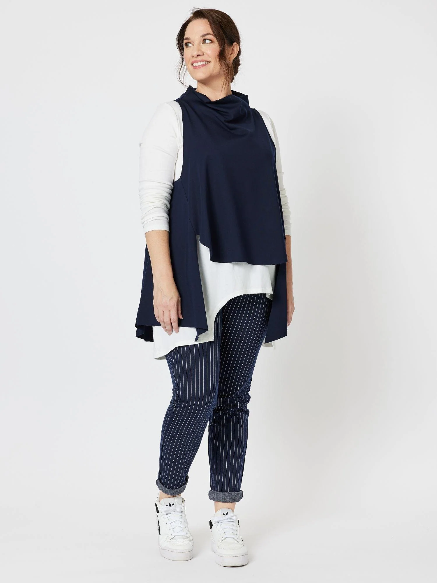 Cameron Layer Top - Navy