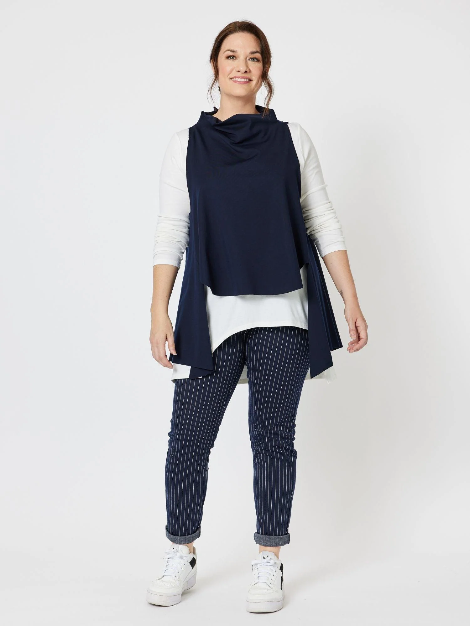 Cameron Layer Top - Navy