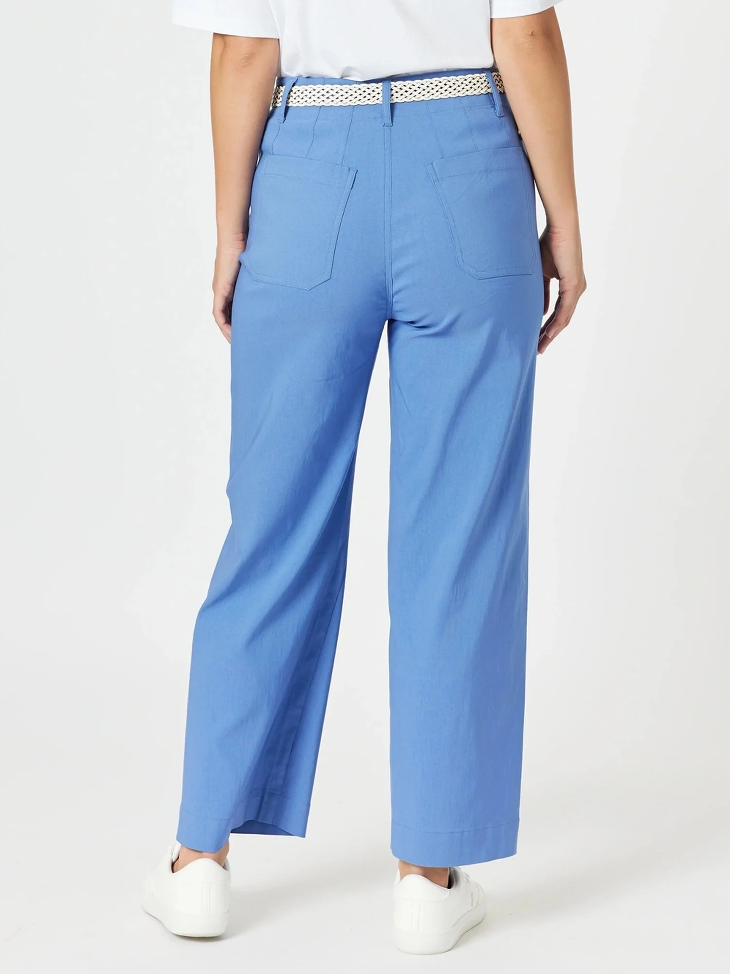 Marine Wide Leg Pant - Blue