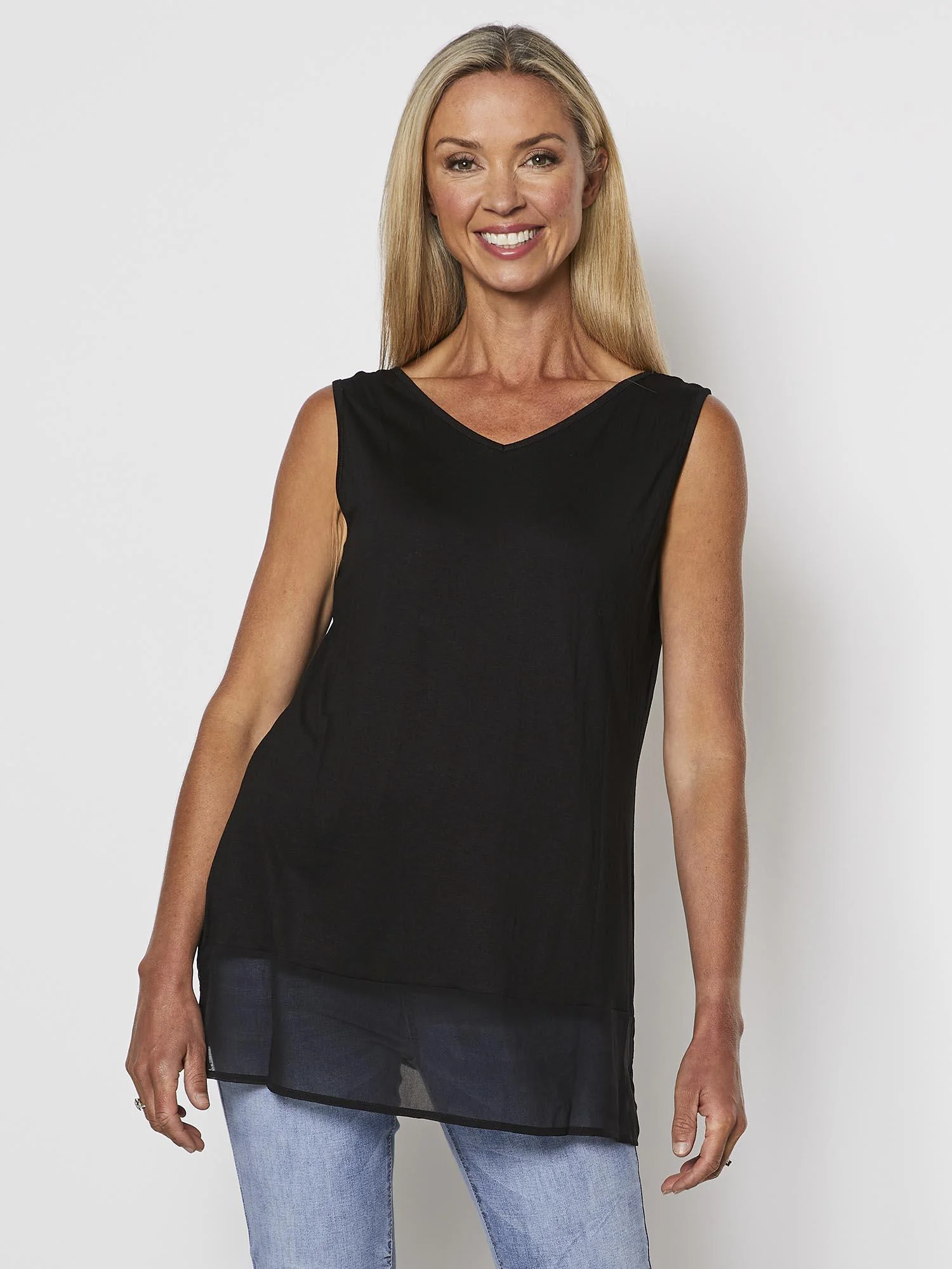 Reversible Tank Top - Black