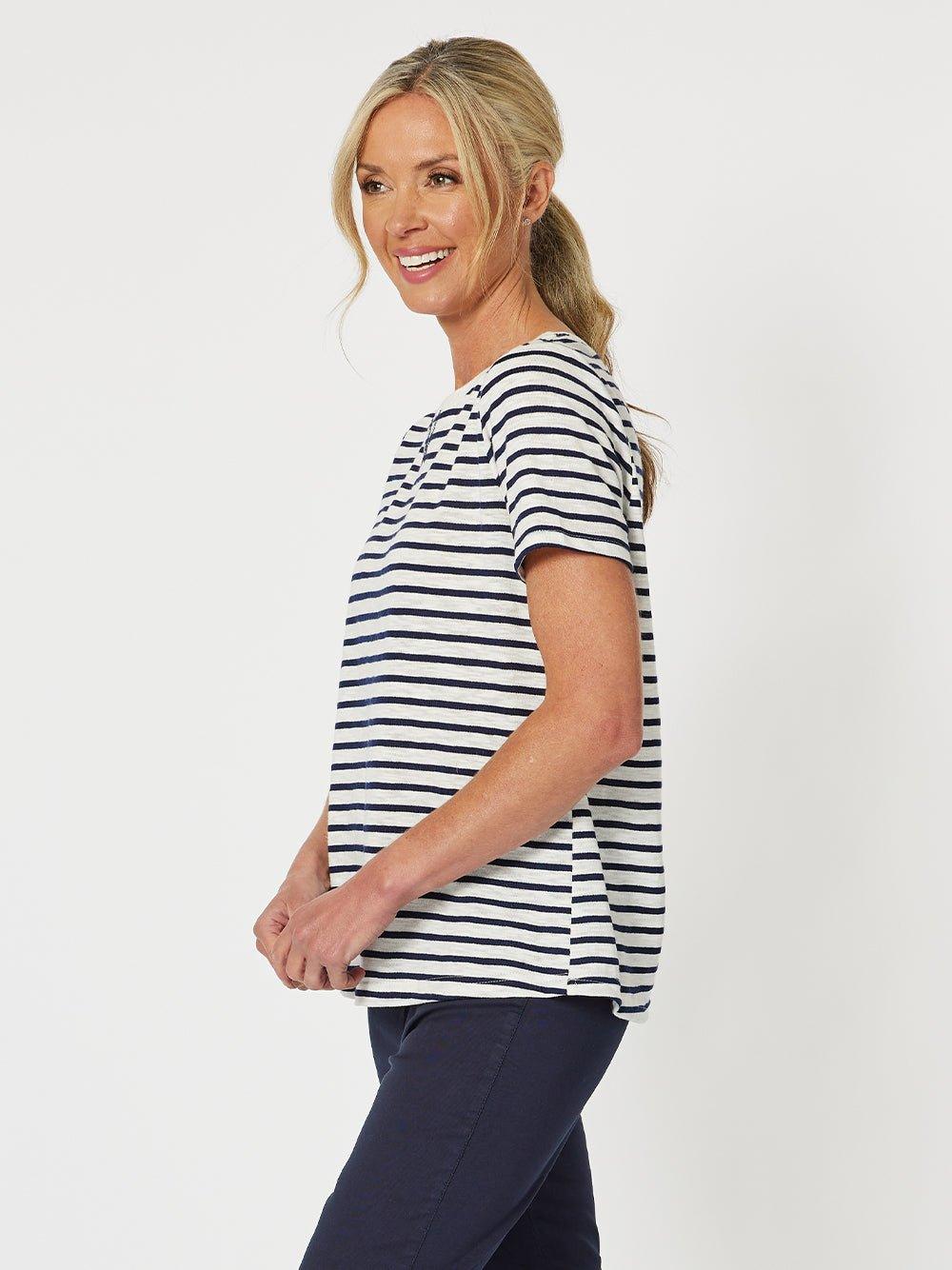 Classic Stripe T-shirt - Navy