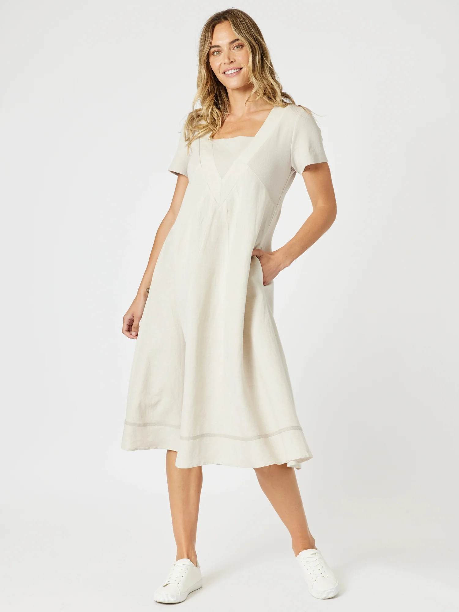Lino Le Marais Dress - Natural