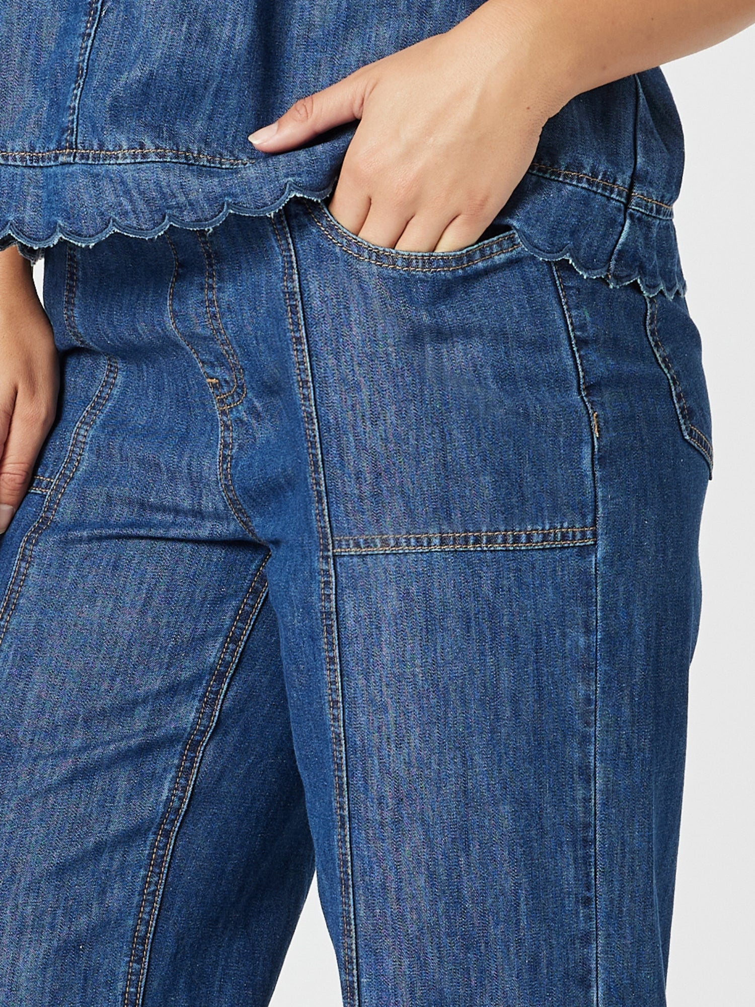 Charli Straight Leg Denim Jean - Denim
