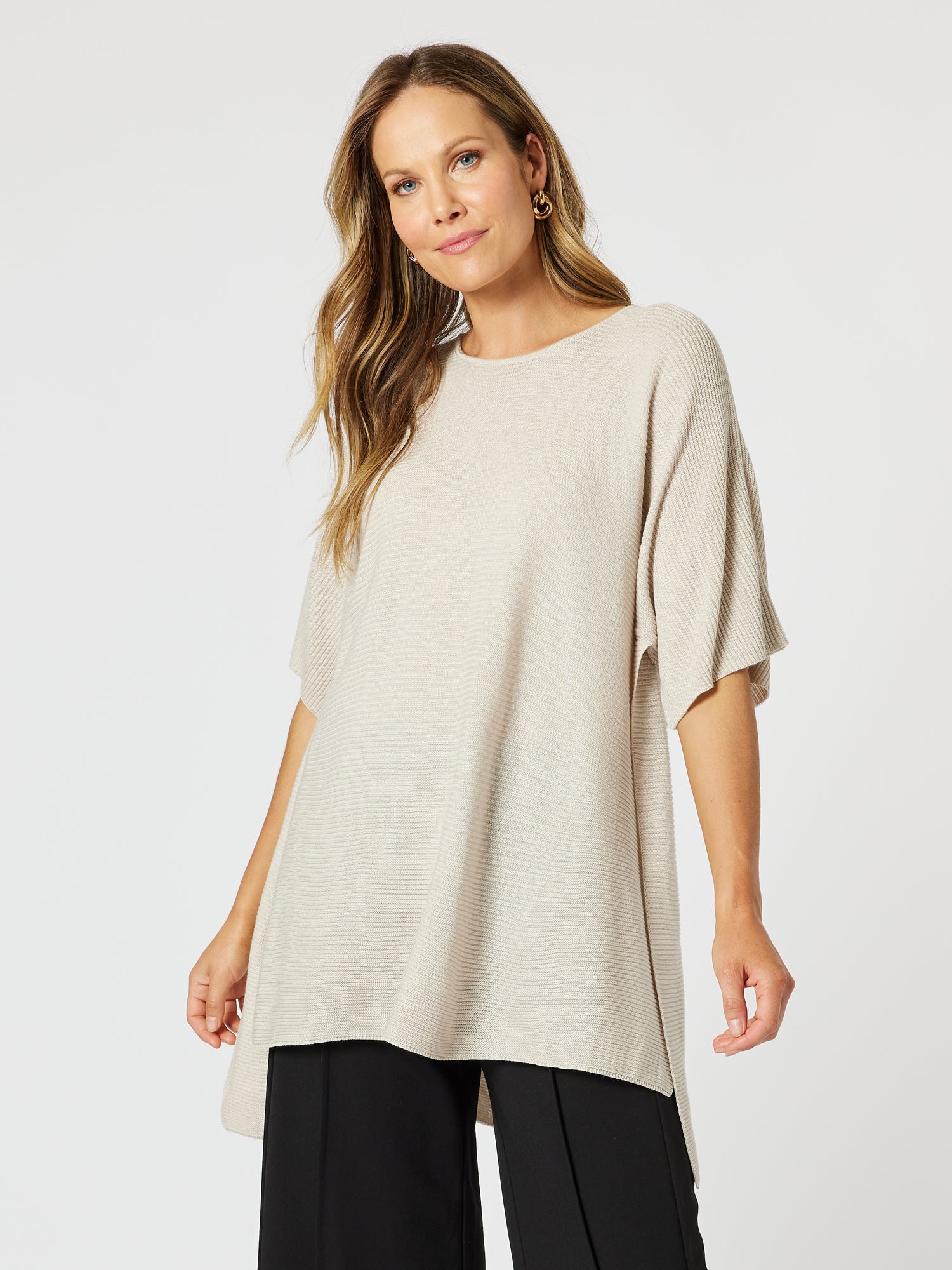 Relax Rib Knit - Natural