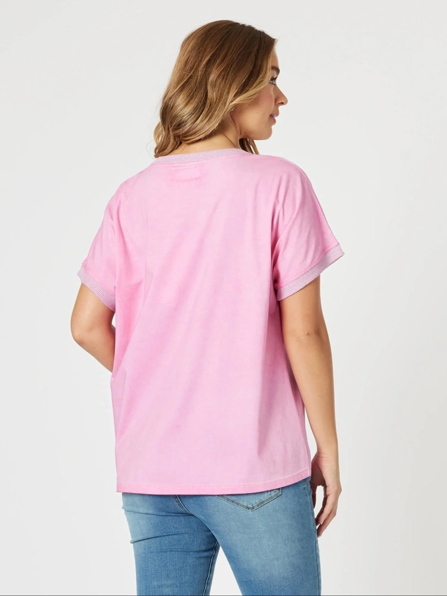 Sienna Top - Washed Pink