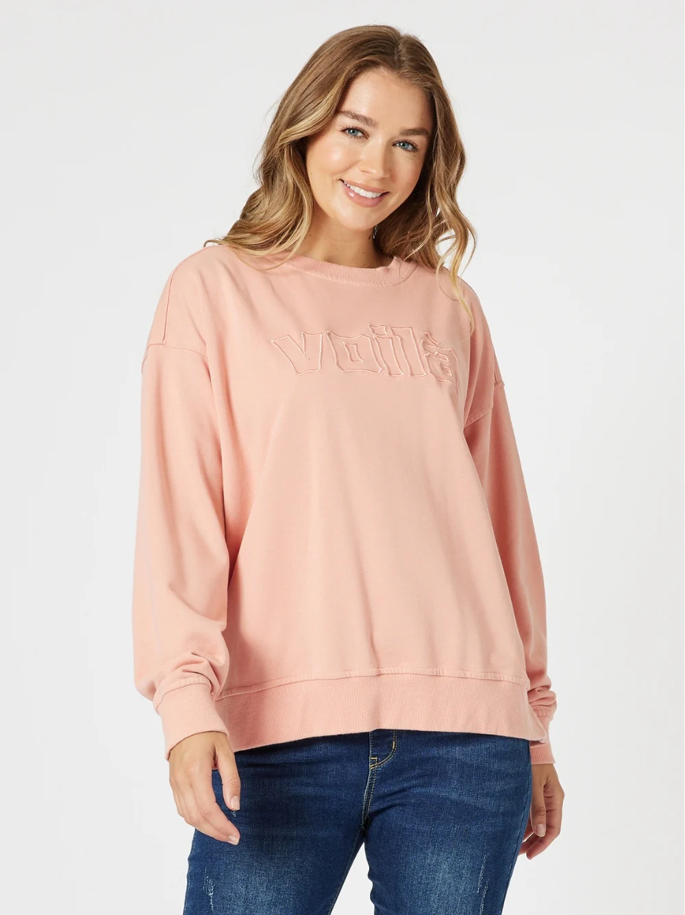Voila Sweatshirt - Coral