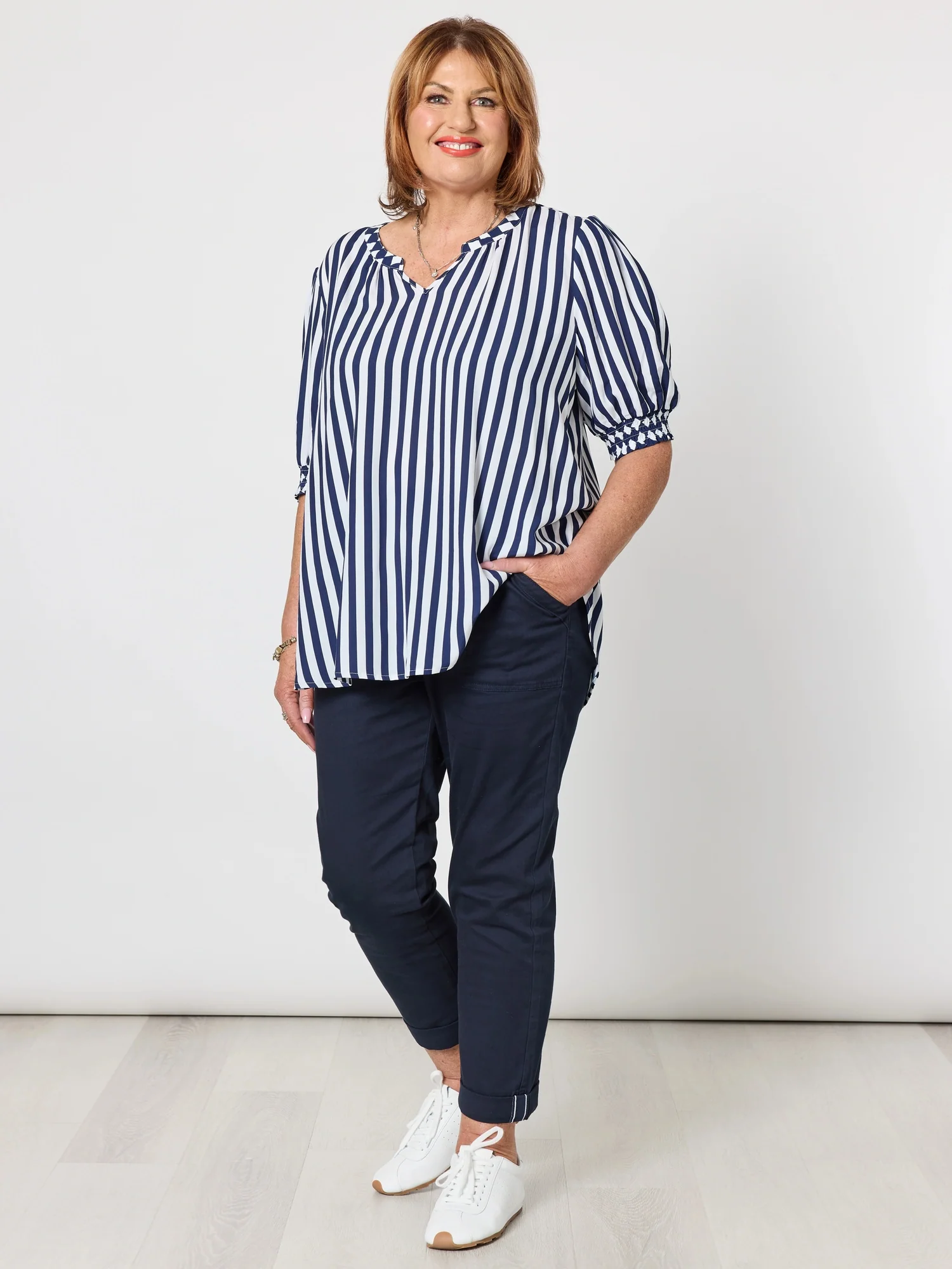 New Isabella Pant - Navy